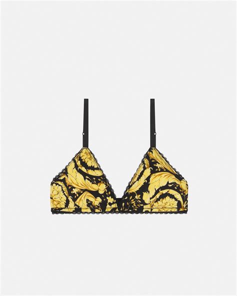 Versace Barocco Triangle Bralette 